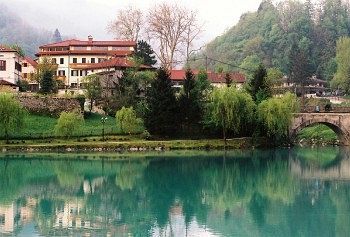 Hotel Lucija Most na Soči Exteriör bild